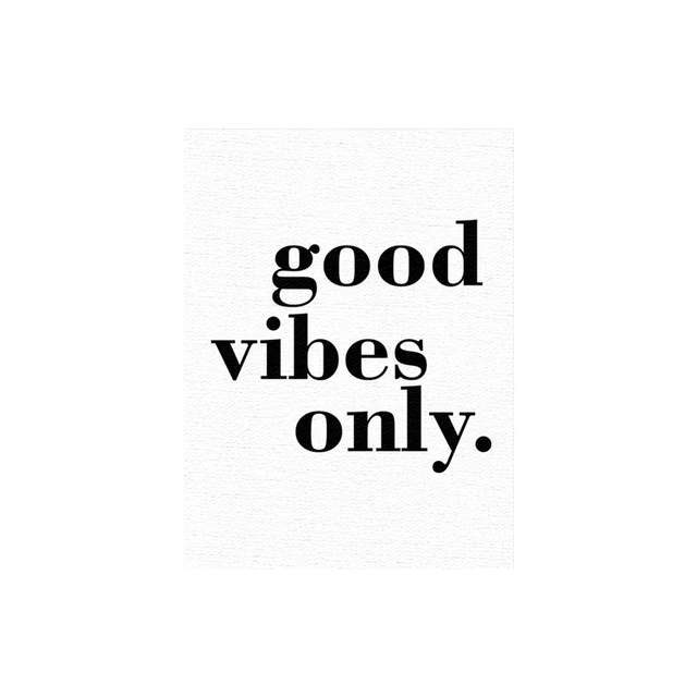 aliexpress com buy good vibes only canvas paintings black white