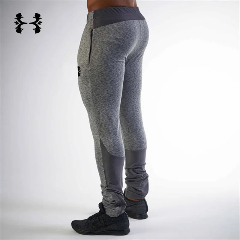 

2019 New Tight Packet Bodyboulding Gyms Pants Brand Clothing Polyester Trousers Fitness Jogger Sweatpants Men High Quality