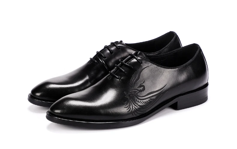 Men's Leather Casual Shoe Business Men Genuine Leather Shoes Men Lace Up Classic Oxford Shoes For Men Black Formal Shoe Big Size (14)