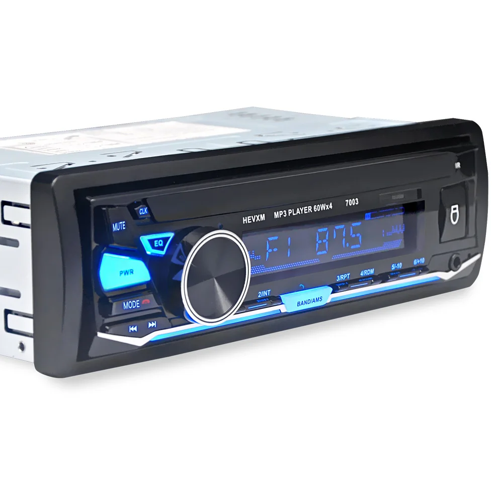 7003 автомобильный BT MP3 плеер радио Автомобильный 12 В синий зуб стерео аудио в тире