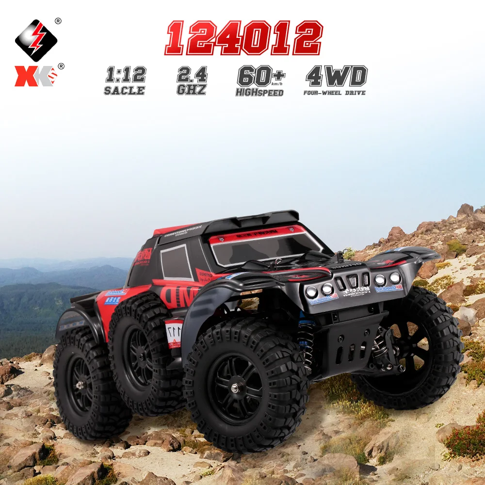 

WLtoys RC Car 124012 1/12 4WD 2.4G RC Racing Cars High Speed 60km/h RC Off-road Car Boys Gifts