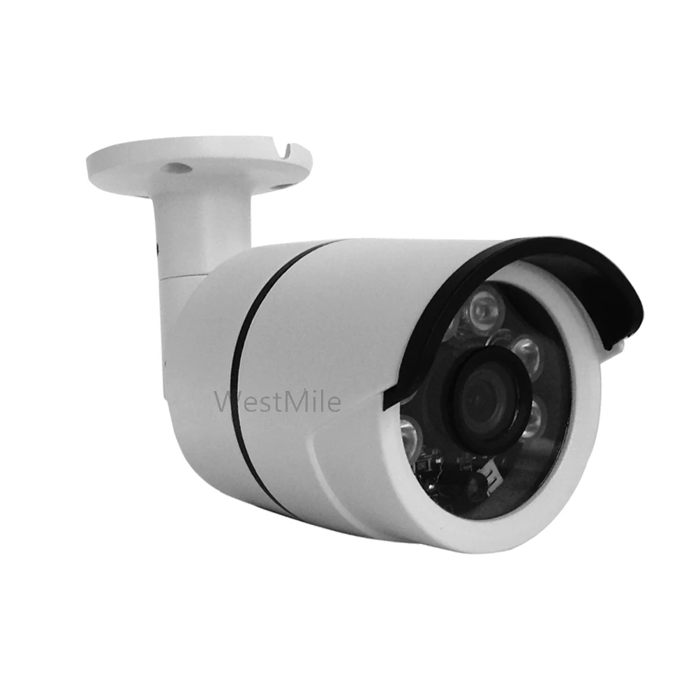 WestMile H.265 5.0MP IP камера POE аудио ONVIF P2P сеть наружного низкого освещения ночного