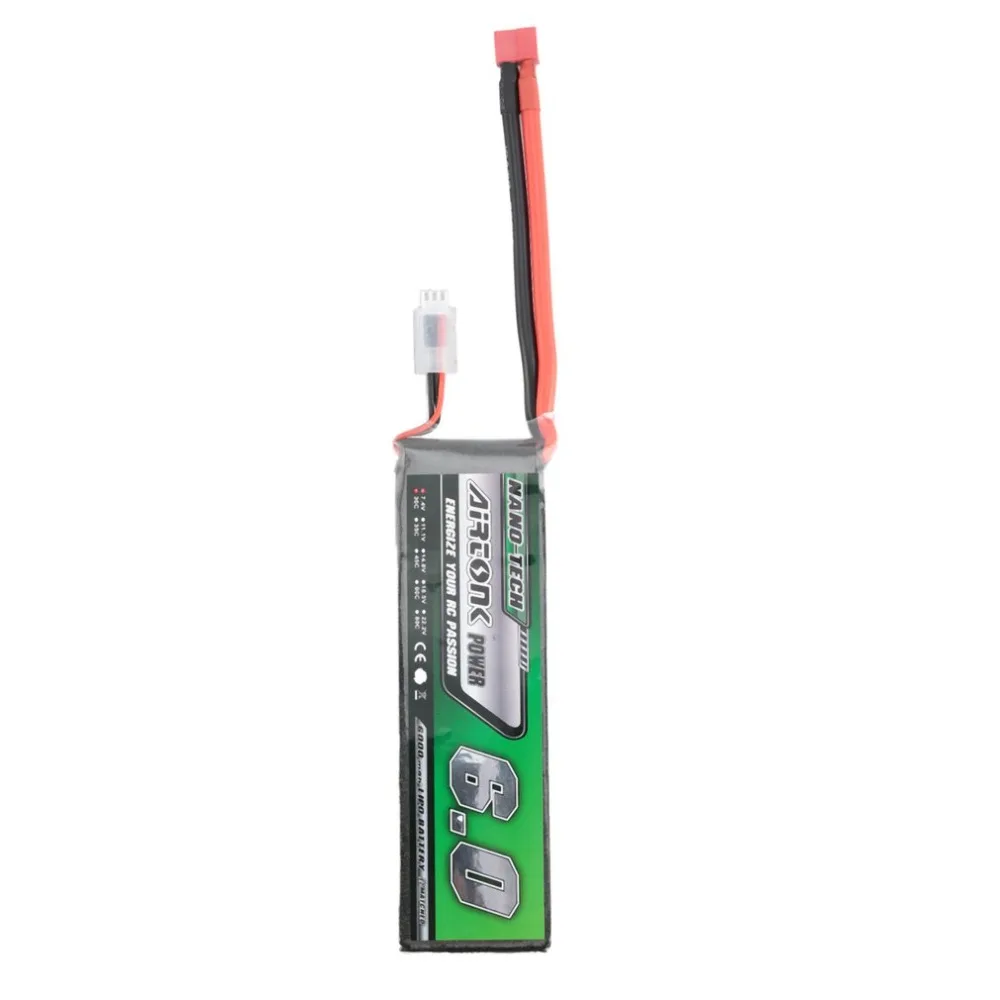 Airtonk power 7 4 V 6000mAh 35C 2s 1P Lipo батарея T Plug перезаряжаемая для радиоуправляемого
