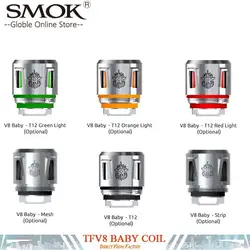 SMOK TFV8 маленьких Головка Катушки V8 маленьких T12 красный свет сетки нтип катушки Core для TFV8 ребенок бак TFV12 маленьких цена бак, пригодный для SMOK