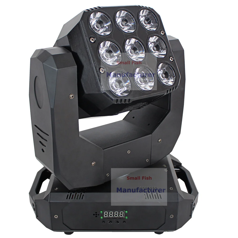 2 упаковки подвижные головные фонари 9 х3 Вт 12 х4 RGBW 4 в 1|rgbw 4in1|beam movingbeam moving head light |