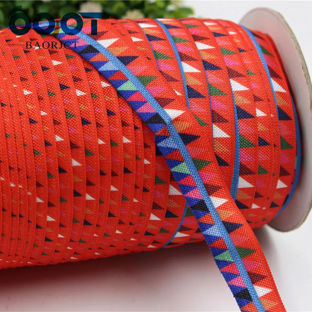 OOOT BAORJCT 1752625 16 мм мультяшная эластичная лента для фото 10yds DIY аксессуары головного