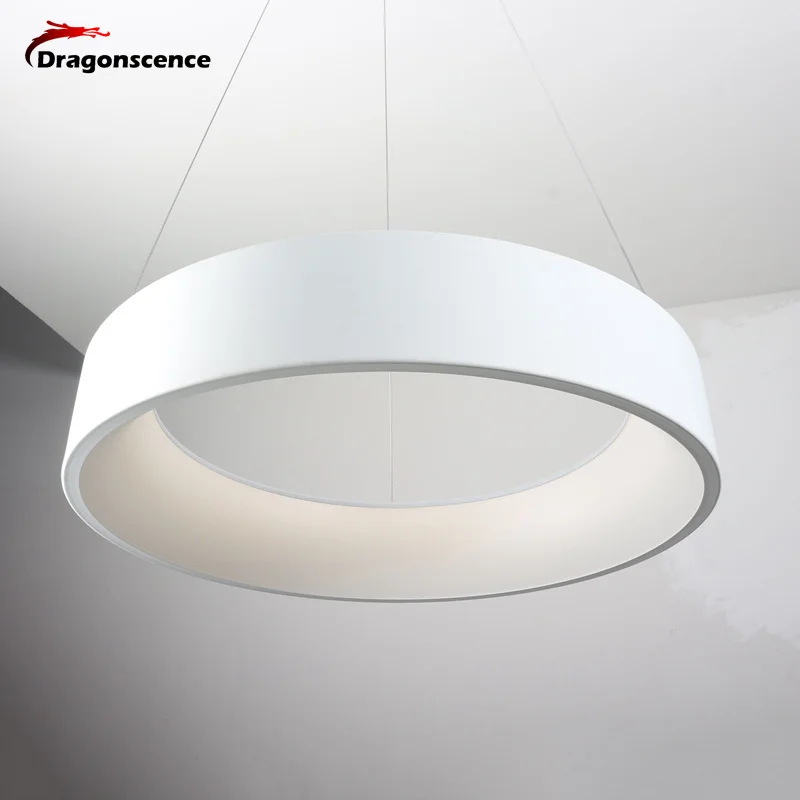  Round Aluminum Modern led Pendant light for living room bedroom dining office Pendant lamp lamparas - 32857429388