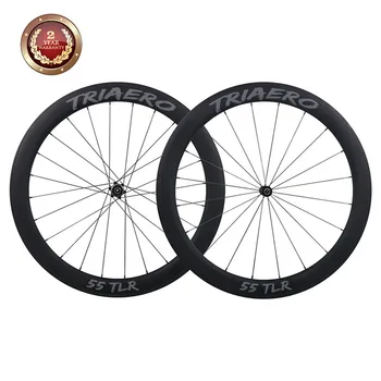 

2019 new type carbon T800&T700 bicycle wheelset 50C 25mm Width 3K twill weave