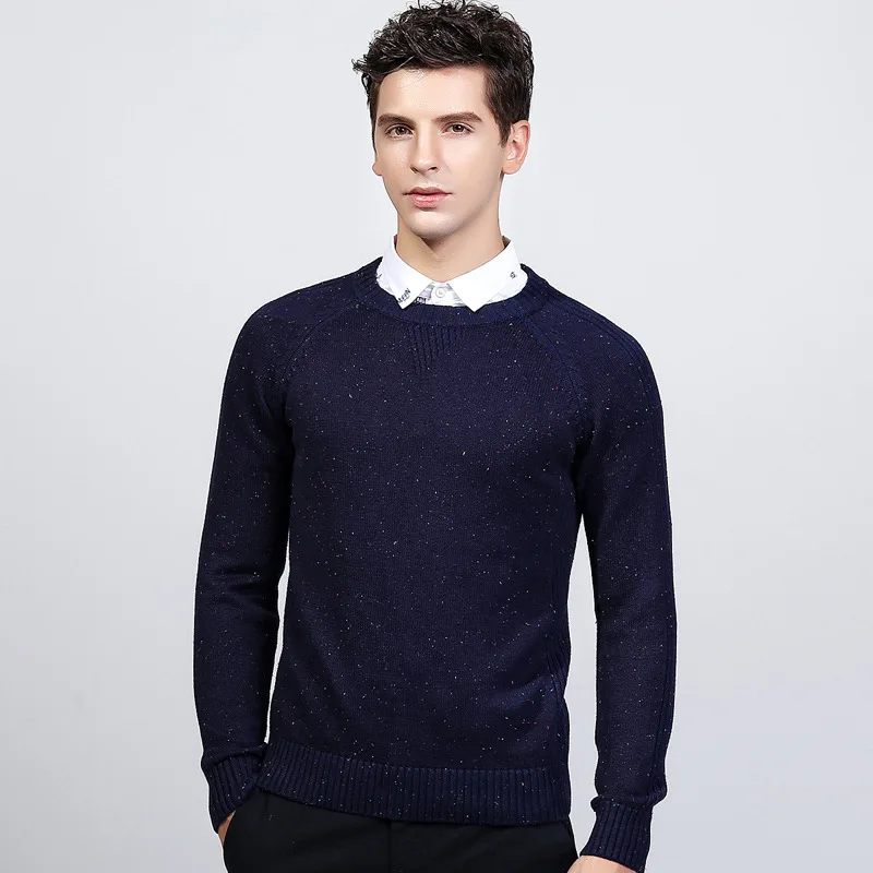 dark blue sweater outfit men