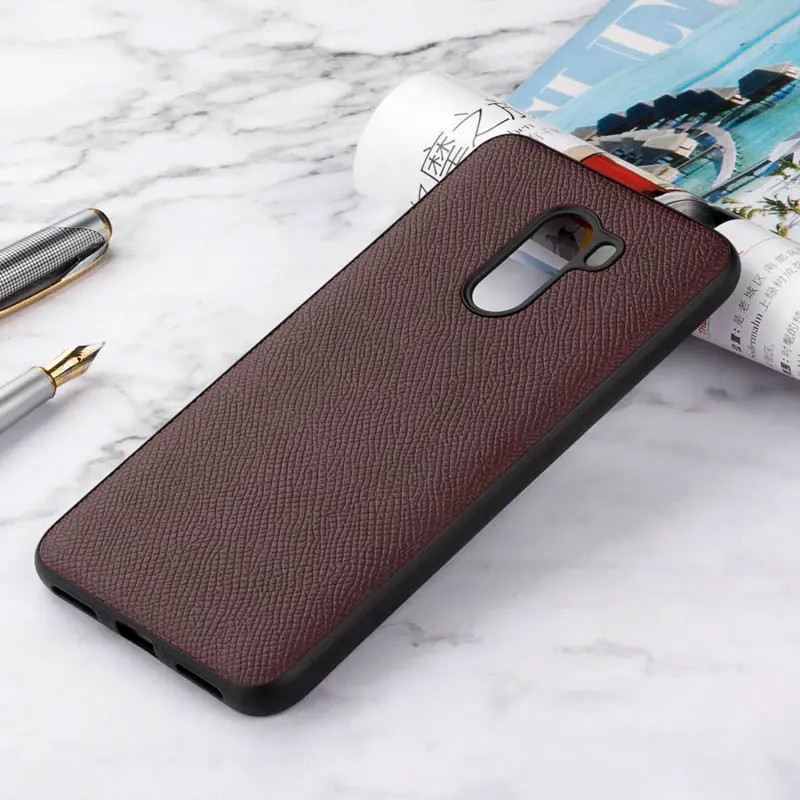 

Lizard pattern case for Xiaomi pocophone F1 coque fundas for pocophone F1 Soft TPU with PU skin material