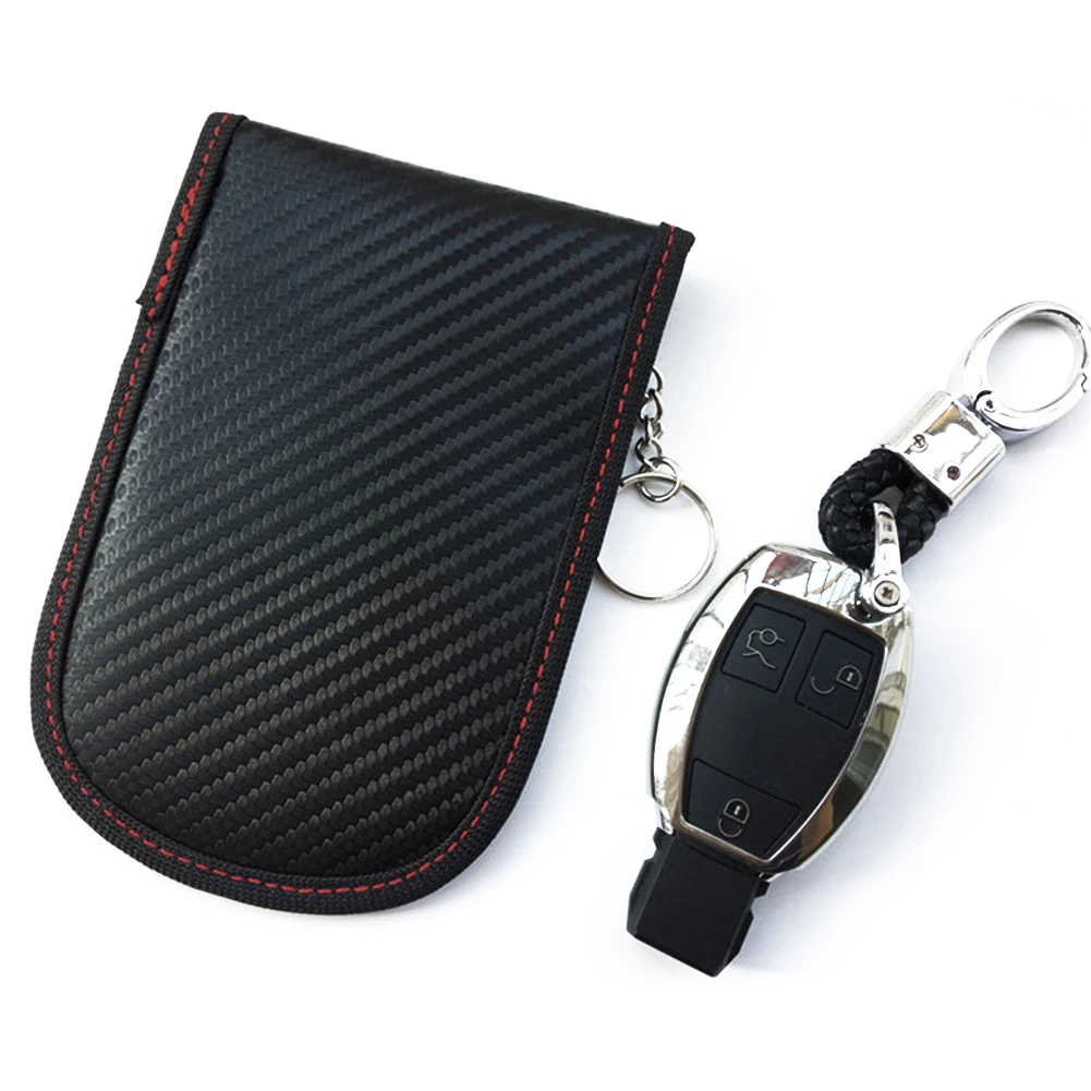 PullPritt Autoschlüssel Signal Blocker Tasche Kreditkarten-Schutz Keyless Remotes Control Eintrag Fob Guard Signalblockierung Tasche,gesunde Handy-Datenschutz Sicherheit WiFi/GSM/LTE/NFC/RF Blocker 