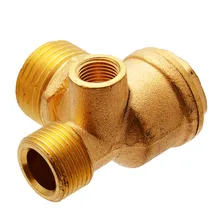 3 Port Brass Central Pneumatic Valves Air Compressor Check Valve Thread 90 Degree DIY Home Tools 1 3 8 plunger check valve avoid direct contact between the torch flame and the valve body in any case replace superior valves