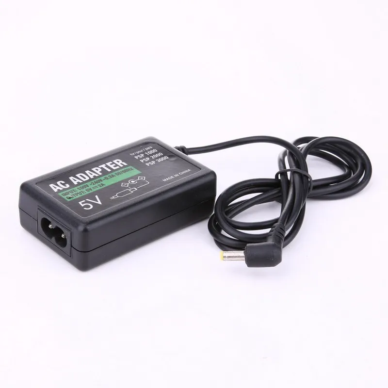 EU Plug Verison Home Wall Charger AC 100V-240V Adapter Power Supply Cord Cable for PSP For Sony PSP 1000 2000 3000 power adapter game console power adapter