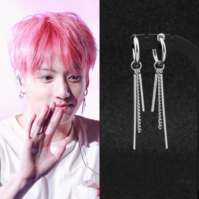 Kpop Earrings Stainless Steel | Stainless Mens Earrings | Spike Hoop Earring  - Earrings - Aliexpress