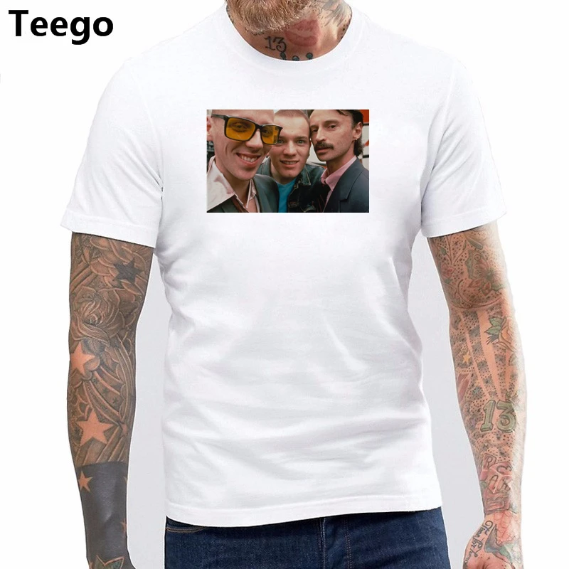 

fashion t-shirts trainspotting vintage movie T Shirts Family Brand Short Sleeve Boyfriend's T Shirts