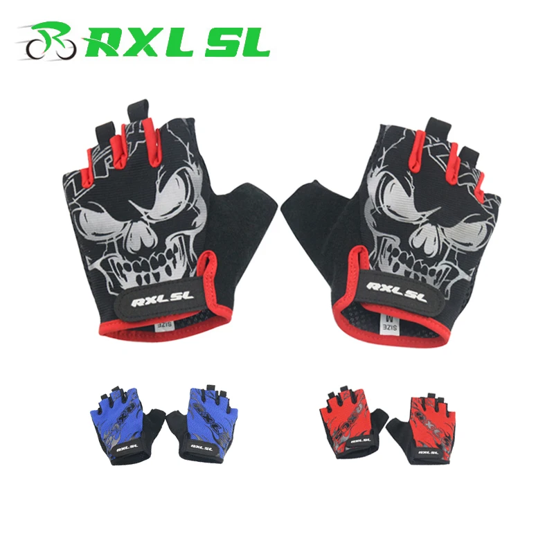 RXL SL Cycling Glove Lycra Bicycle Gloves Half Fin...