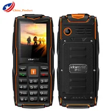 VKWorld камень V3 IP68 Водонепроницаемый 2,4 дюймов 3000 мАч мобильный телефон GSM FM Русская клавиатура 3 слота для sim-карт флэш-светильник мобильный телефон