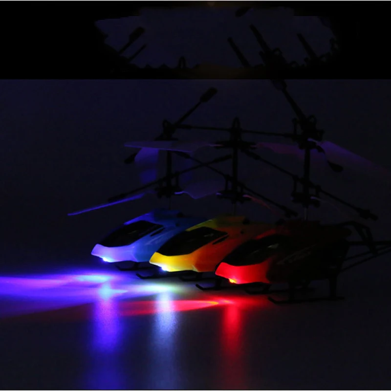 Infrared Induction Drones Mini Helicopter RC Drone Led Light Flying Aircraft Remote Control Toys For Kids Boys Drop Shipping