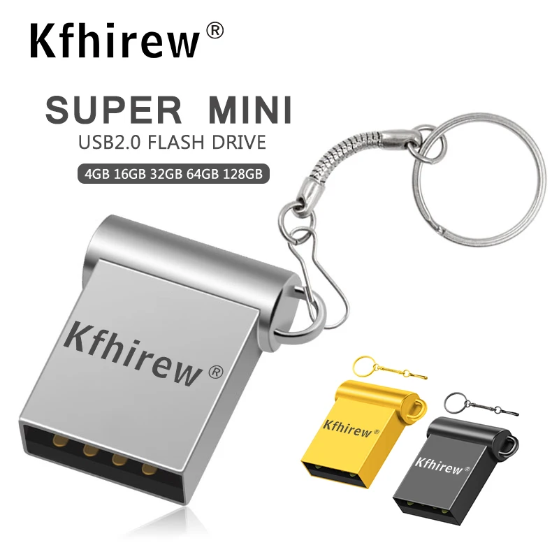 

Super mini Usb Flash Drive metal pendrive 128gb 64gb 32gb usb2.0 pen drive 16gb 8gb Flash Memory USB Stick free gift