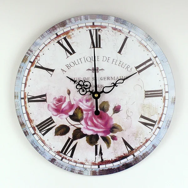 Часы настенные большие бесшумный настенные часы для гостинной часы настенные винтаж часы на стену - Цвет: style 25