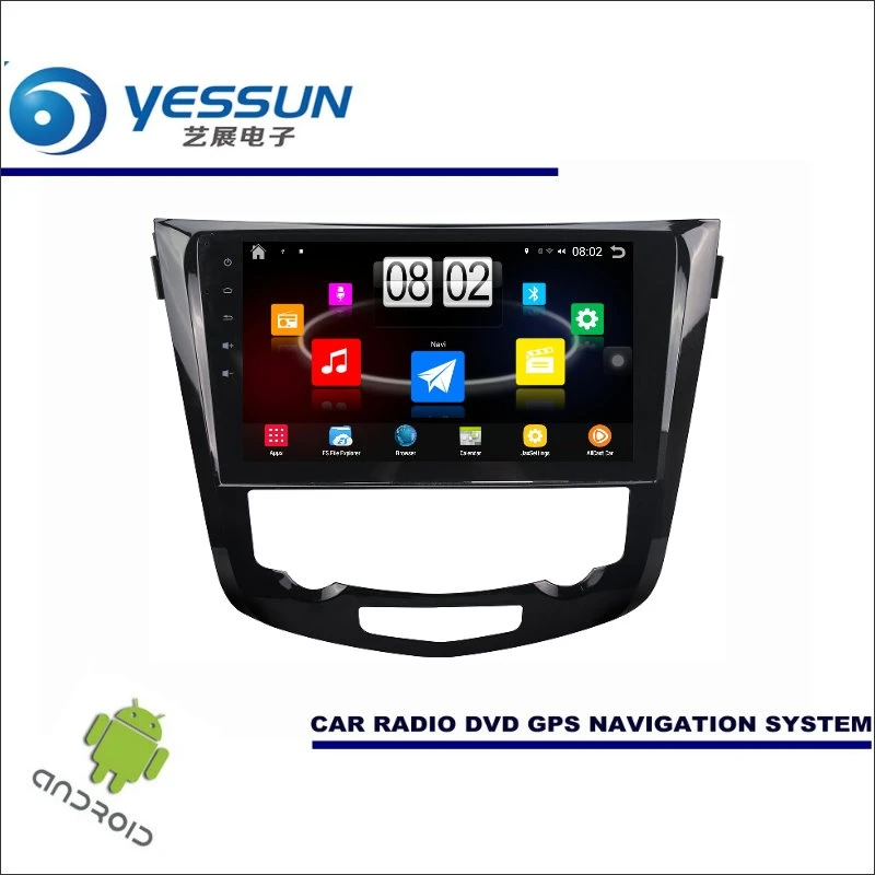 

YESSUN Car Android Player Multimedia For Nissan X-Trail / Rogue 2014~2017 Radio Stereo GPS Nav Navi ( no CD DVD ) 10" HD Screen