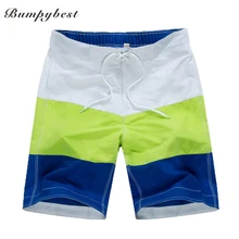 Bumpybeast брендовая одежда Для Мужчин's пляжные шорты для будущих мам из полиэстера, на шнурке шорты летние полосатые тонкие короткие штаны для мужчин