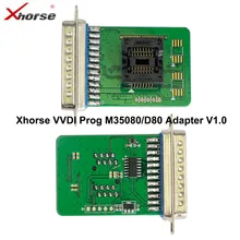 Xhorse original vvdi prog m35080/d80 adaptador v1.0 trabalhando com vvdi prog