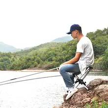 Новинка, складное рыболовное кресло, нагрузка 100 кг, портативный рыболовный стул с выдвижными ножками, светильник, многофункциональные пляжные стулья