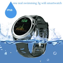Лучший 3g сети WI-FI gps Смарт-часы Водонепроницаемый IP68 наручные часы монитор сердечного ритма 500 W Смарт-часы с камерой телефон часы