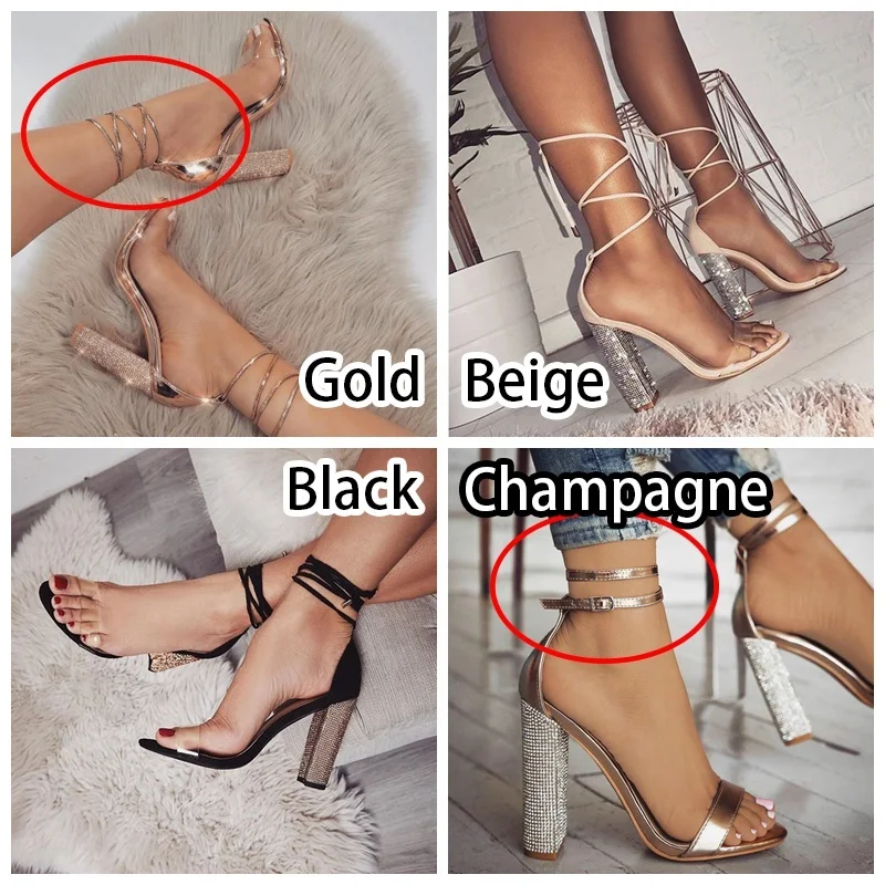 Women sandals fashion strap sandal sexy high heel party dress sandalias summer style casual shoes Clearance