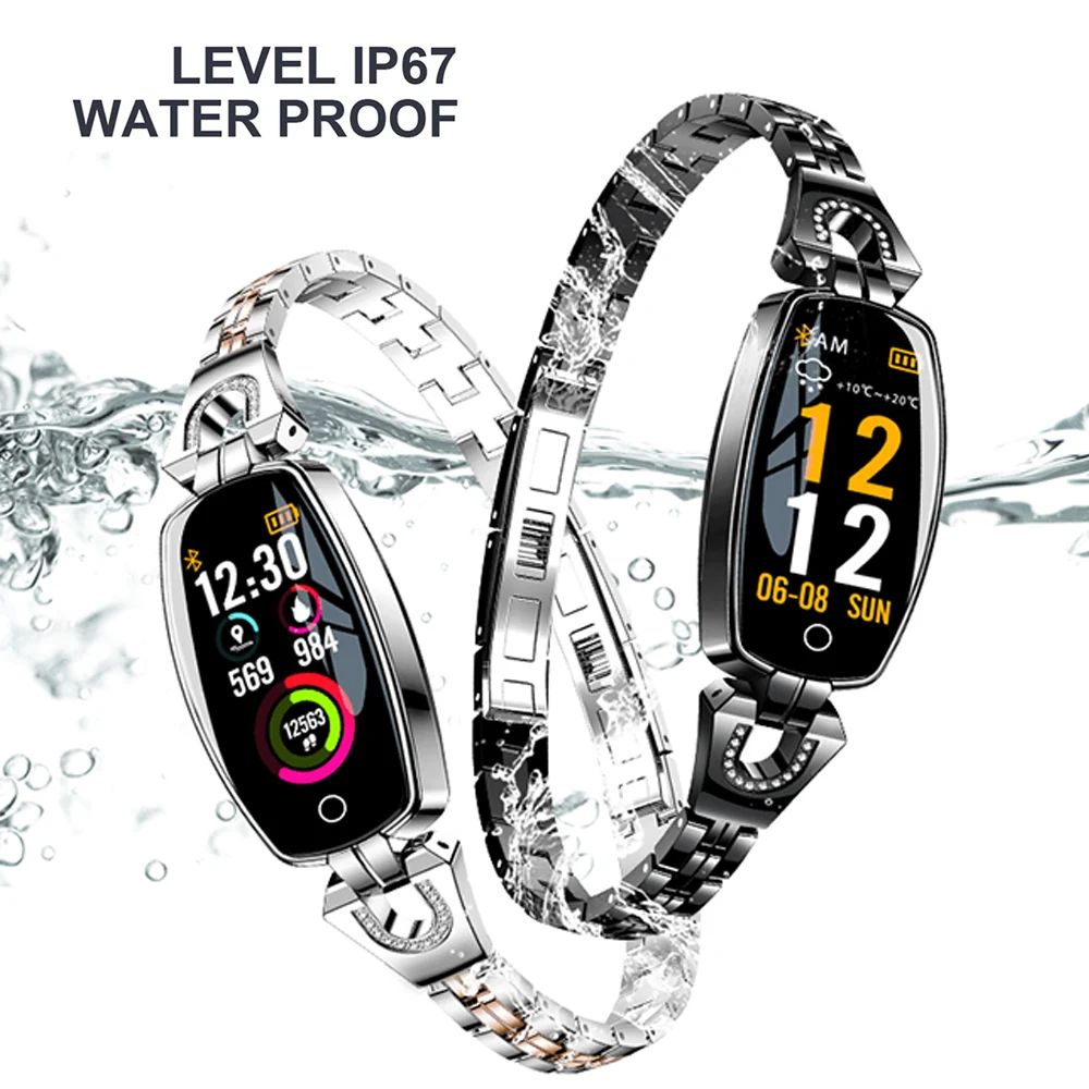 

Smart Wristband Lady Heart Rate Monitor Waterproof Smart Watch Pedometer BLE 4.0 Smart Bracelet IP67 Fitness