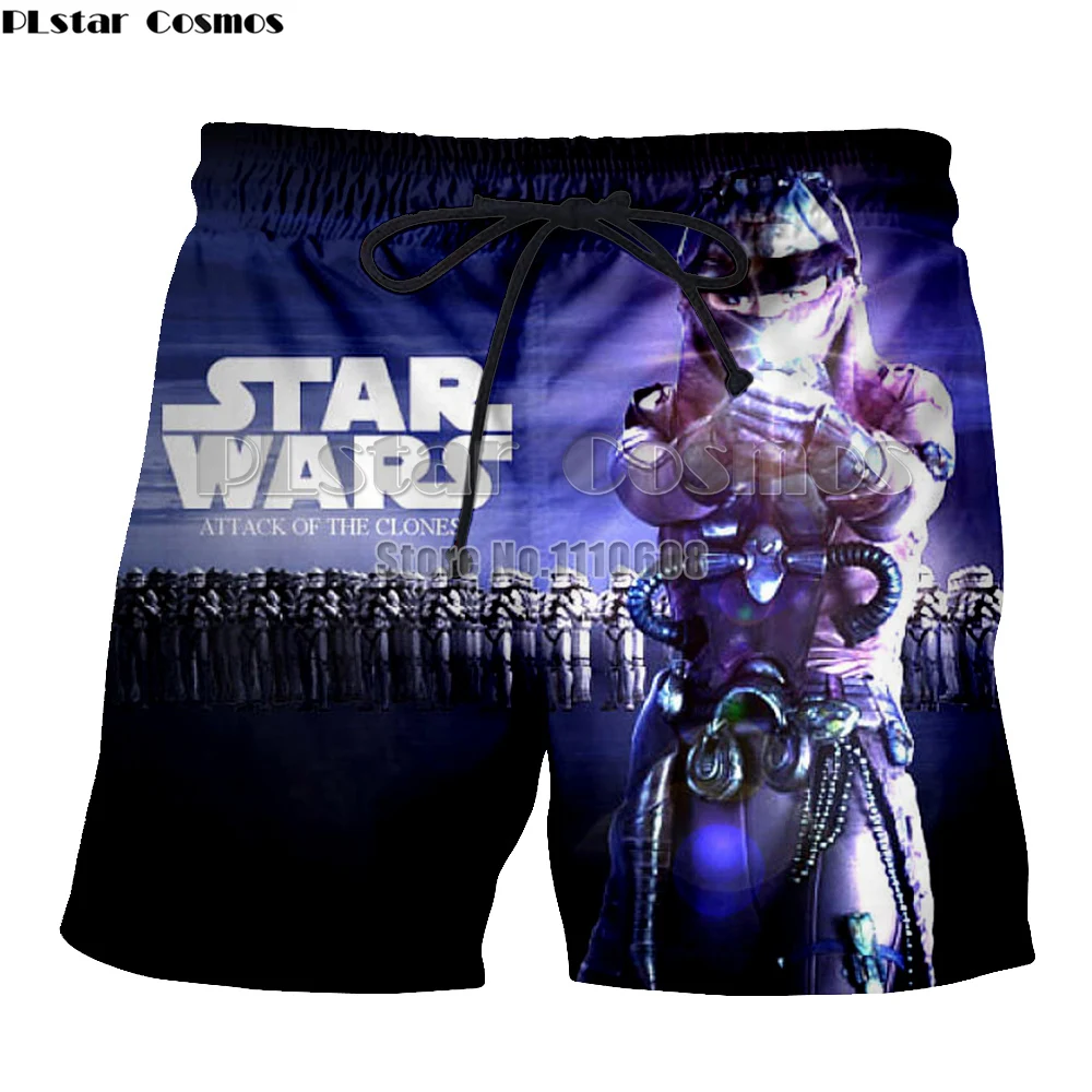 Plstar Cosmos модные пляжные шорты Звездные войны 3D принт летние мужские фитнес Харадзюку хип хоп стиль доска шорты брюки