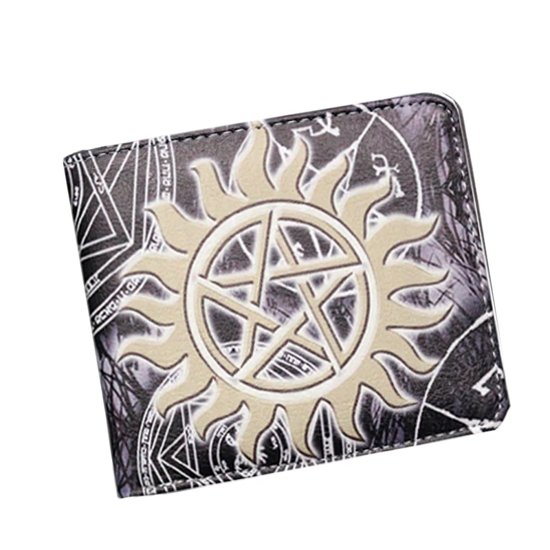 Hot Moviles AVATAR Pirates of the Caribbean Supernatural Wallet Men Leather Women Wallets Short Coins Purse carteira feminina new science fiction movies avatar pirates of the caribbean jack tv supernatural mens wallets female purse cards coin zip bolsa
