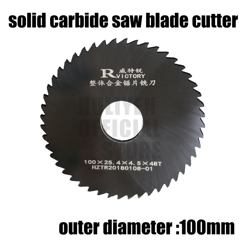 

2pcs 100mm out dia circular slitting saw blade cutter 100*2.0 100*3.0 Teeth Tungsten Steel Saw Blade 40mm Milling Cutter