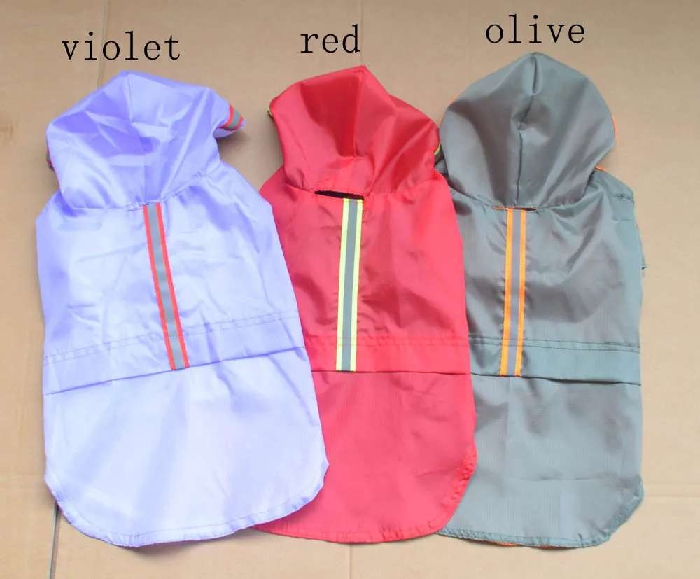 Pet Large Dog Raincoat Clothes Puppy doggy Waterproof Rain Coats