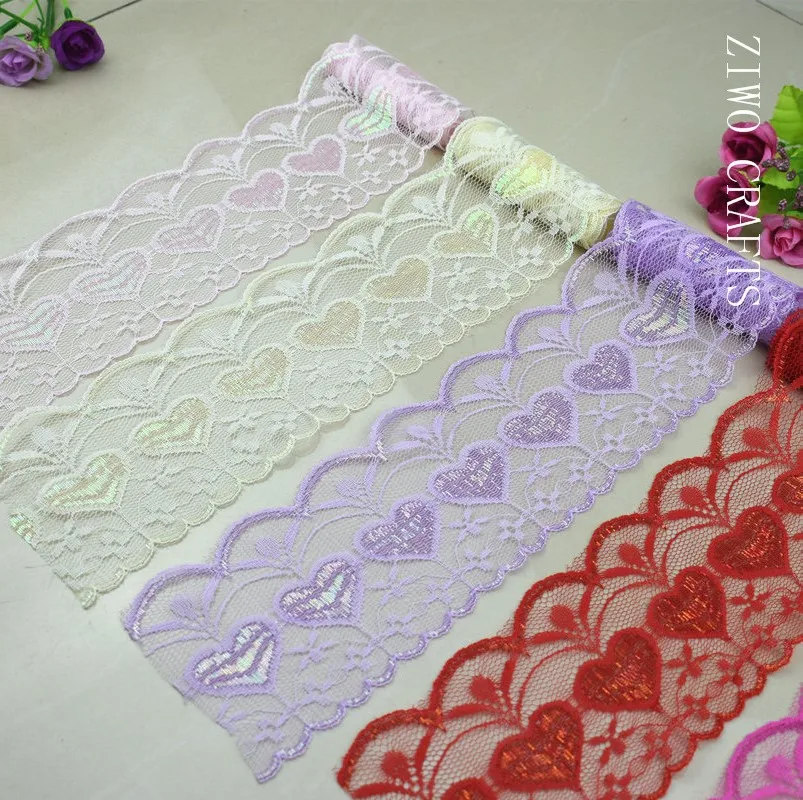 

10 yards / series new 75 MM lace 5 color DIY embroidery embroidery net lace trimming fabric ribbon sewing decoration supplies