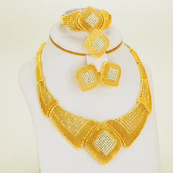 

JHplated Jewelry Sets Ethiopian Gold Jewelry Sets Sets African Women's Wedding Gifts