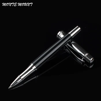 

Luxury diamond pen Clip Roller Ball Pen with 0.5 mm Black Ink Refill with Gift Box Ballpoint Gift Pens