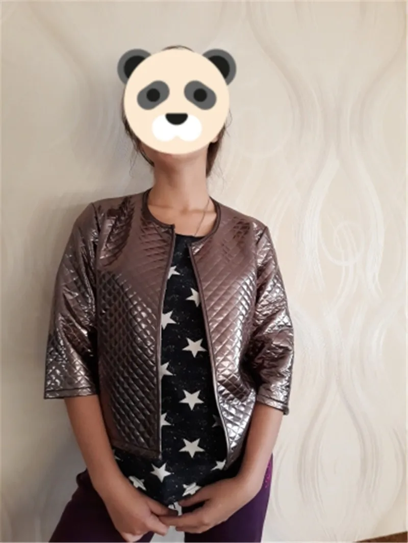 2018 fashion Europe and America autumn and winter new short fashion no zipper jacket 5 colors 5 yards (33)