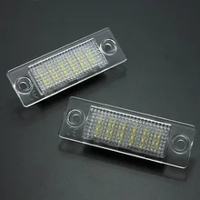 2 шт. номерной знак свет лампы 18-LED для VW/Caddy/транспортер/Passat/Гольф /Touran/Jetta для Skoda никакой ошибки