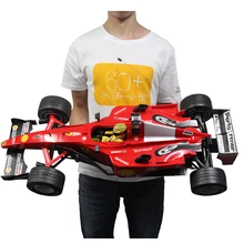 Voiture RC 1:6 F1 formule Super voiture de course télécommande voiture de Sport modèle 4 pneus de rechange rechargeable jouet de voiture électronique(China)