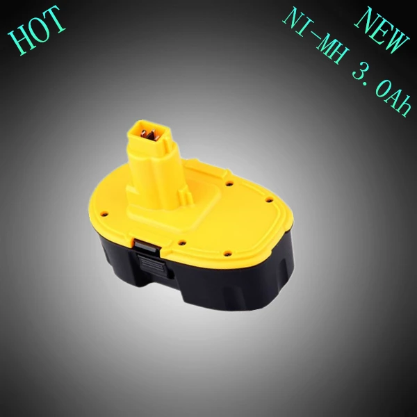 3000mAh New 18V Ni MH Replacement Power Tool Battery for DEWALT DC9096