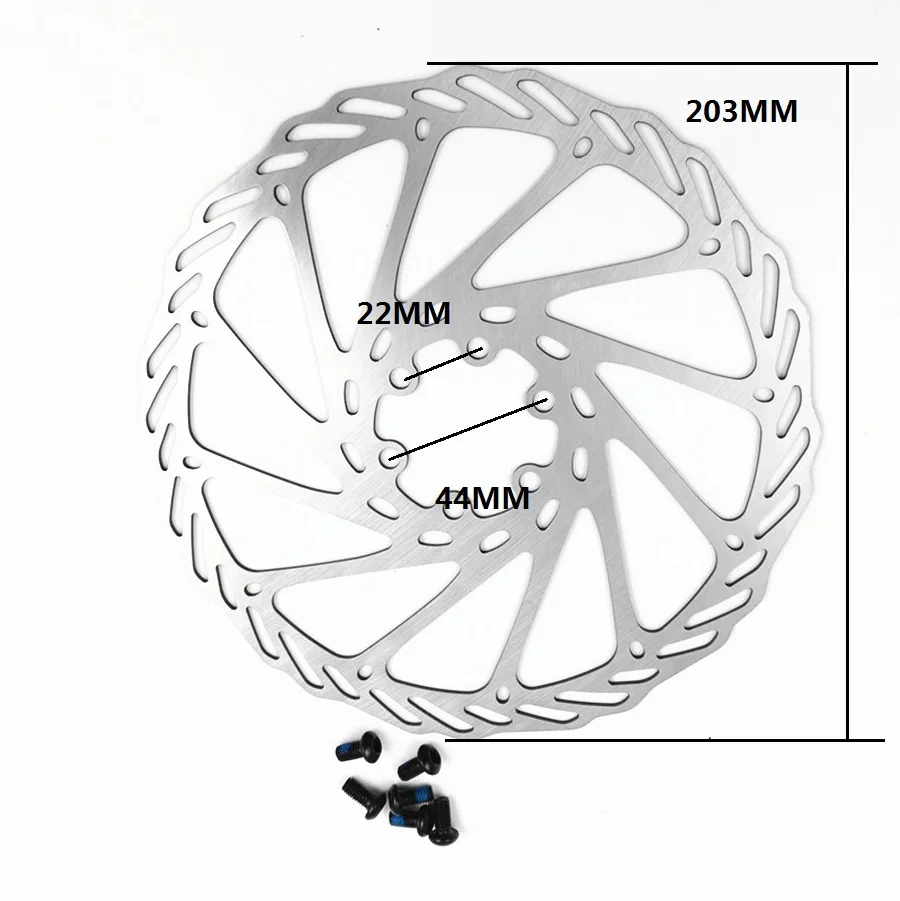 Бесплатная доставка Высокое качество ротор из нержавеющей стали велосипед тормозной диск Велоспорт hero203MM горный велосипед для G3 BB5 BB7