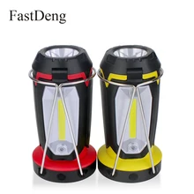 Портативная многофункциональная Рабочая Лампа COB инспекционная лампа 6 Режимы светодиодный фонарик перезаряжаемая Складная Лампа для кемпинга с usb-кабелем