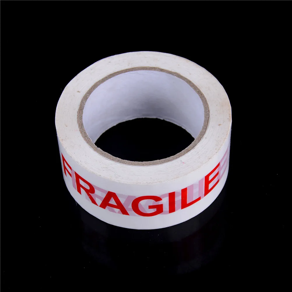 1 рулон лента с надписью «fragile» см * 85 м 4,7 белый и красный БОПП для упаковки Предупреждение предупреждение хрупкие Предупреждение Стикеры