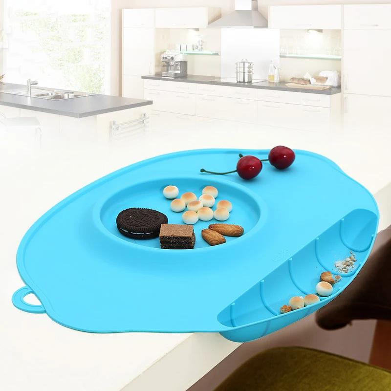 2017 Non Slip Tray Baby Table Topper Mat Waterproof Silicone Pad Infant