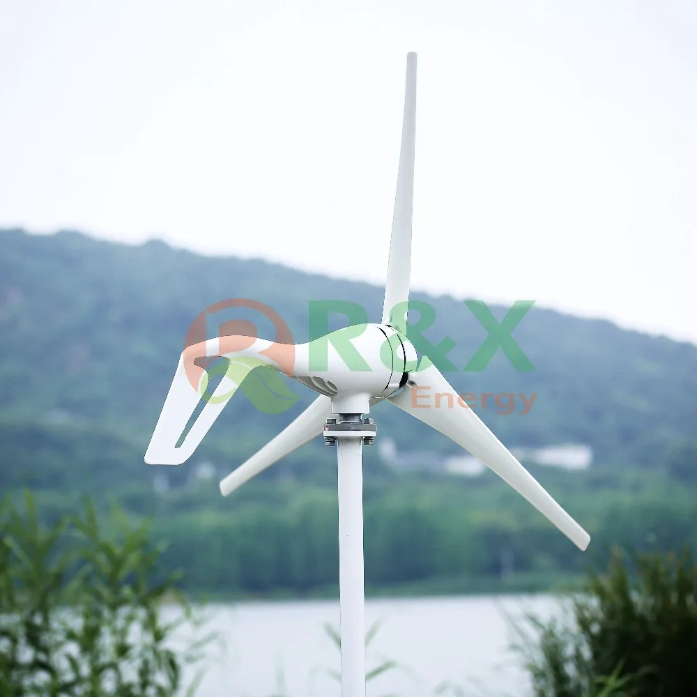 R& X 400 Вт CE ветряная турбина генератор горизонтальная Высокоэффективная ветряная мельница 12 В/24 В 3/5 лопастей контроллер заводская цена