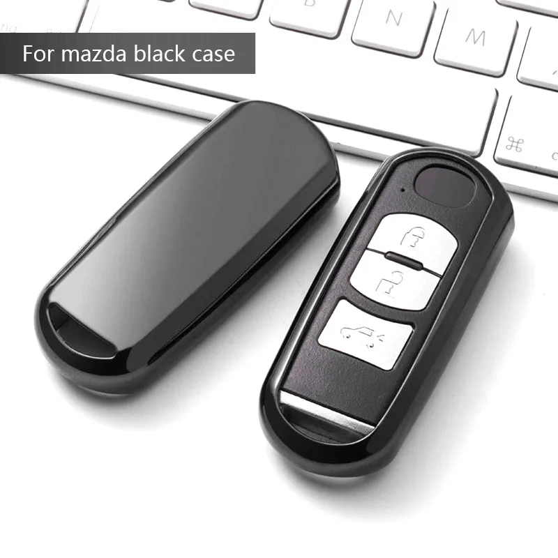 

2018 TPU Car Key Case Cover Shell For Mazda 3 6 CX5 CX7 CX-4 CX-5 CX-7 CX-9 RX8 2015 2016 2017 Car Styling Accessories for Mazda