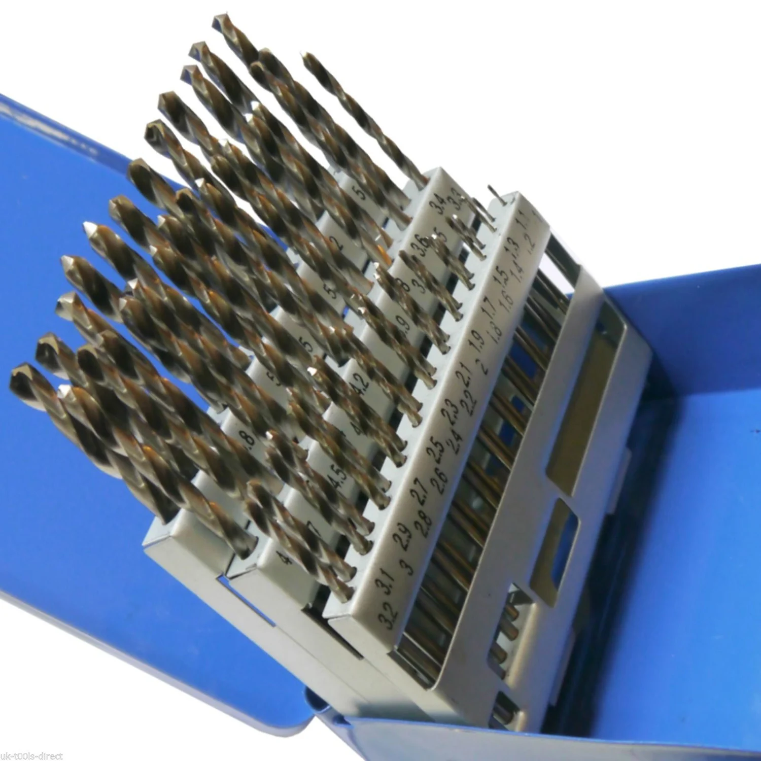  Hot 51pc Engineering Drill Bit Set Hss 1 - 6mm in 0.1mm Increments drill bit set Retail