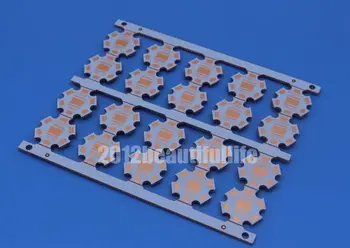 

5pcs High Quality 20mm Copper PCB Board Heatsink Base Plate For Cree MKR MK-R Led